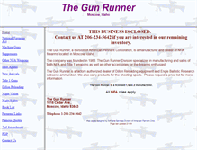 Tablet Screenshot of gunrunner.com
